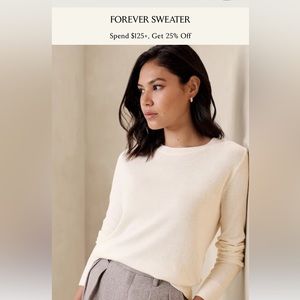 Banana Republic forever sweater